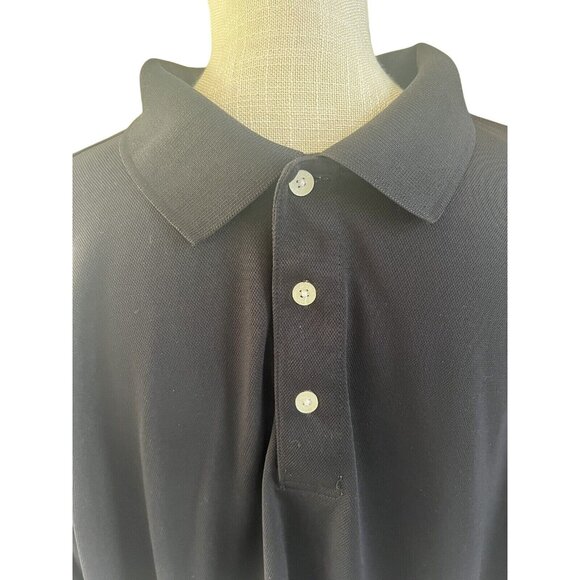 Palm Beach Polo Club Mens Black Short Sleeve Polo Shirt Size XL - Picture 3 of 8